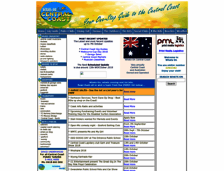 whatsoncentralcoast.com.au screenshot
