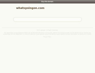 whatsyoingon.com screenshot