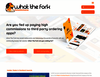 whatthefork.co.uk screenshot