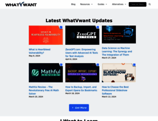 whatvwant.com screenshot