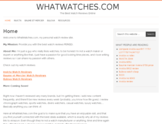 whatwatches.com screenshot