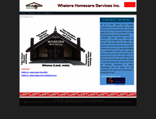 whcs.org.nz screenshot