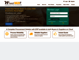 wheatbazar.com screenshot