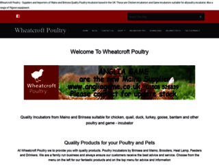 wheatcroftpoultry.co.uk screenshot