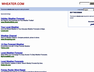 wheater.com screenshot