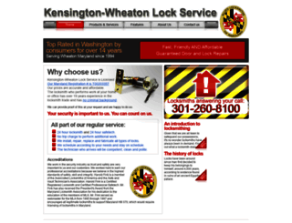 wheatonlockservice.com screenshot