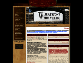 wheatstonevillage.com screenshot