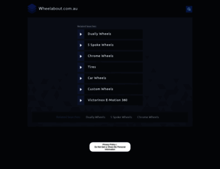 wheelabout.com.au screenshot