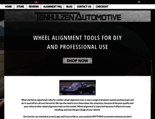 wheelalignmenttools.com screenshot