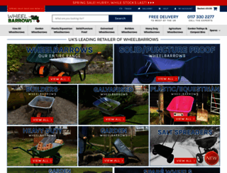 wheelbarrows.co.uk screenshot