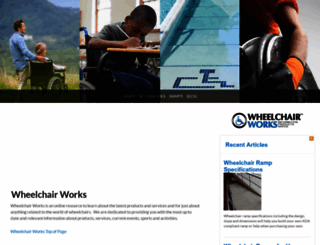 wheelchair-works.com screenshot
