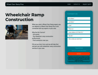 wheelchairramppros.com screenshot