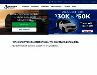 wheelchairvansla.com screenshot