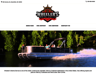 wheelersmarine.com screenshot
