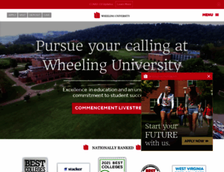 wheeling.edu screenshot