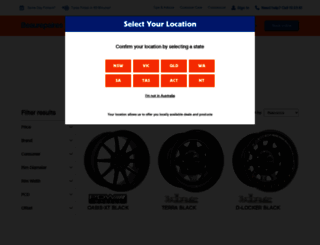 wheels.beaurepaires.com.au screenshot