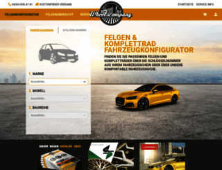 wheelscompany.com screenshot