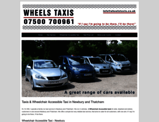 wheelstaxis.co.uk screenshot