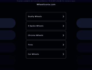 wheeltronix.com screenshot