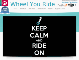 wheelyouride.webs.com screenshot