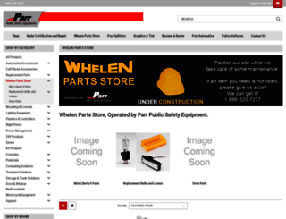 whelenpartsstore.com screenshot
