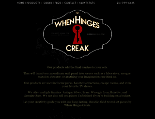 whenhingescreak.com screenshot
