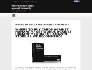 wheretobuycardsagainsthumanity.org screenshot