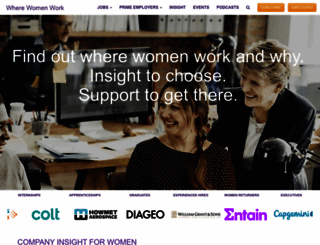 wherewomenwork.com screenshot