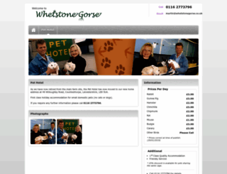 whetstonegorse.co.uk screenshot