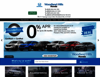 whhonda.com screenshot