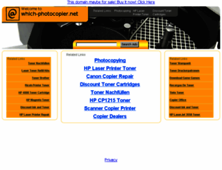 which-photocopier.net screenshot