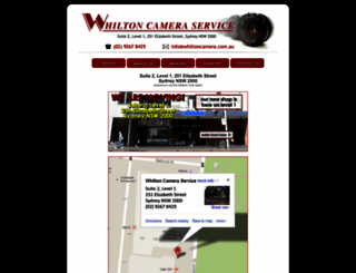 whiltoncamera.com.au screenshot