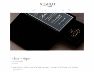whimsique.com screenshot