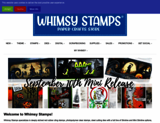 whimsystamps.com screenshot