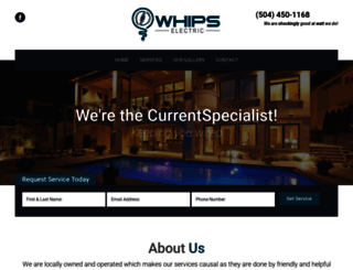 whipselectricllc.com screenshot