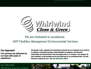 whirlwindcleanandgreenfacilitiesmanagement.com screenshot
