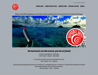 whirlwindsails.com screenshot