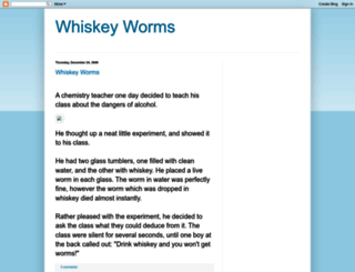 whiskeyworms.blogspot.com screenshot