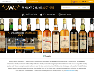 whisky-onlineauctions.com screenshot