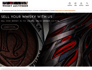 whiskyauctioneer.co.uk screenshot