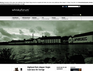 whiskyforum.se screenshot