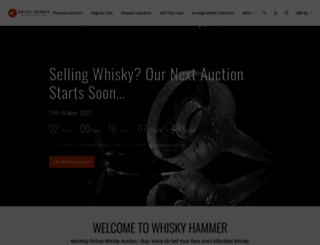 whiskyhammer.co.uk screenshot