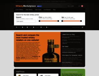 whiskymarketplace.ca screenshot