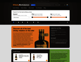 whiskymarketplace.co.za screenshot
