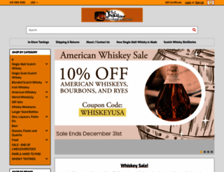 whiskyshopusa.com screenshot