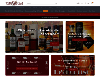 whiskysite.nl screenshot