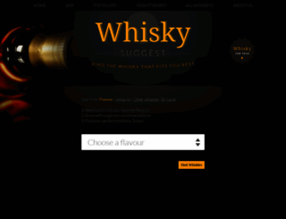whiskysuggest.com screenshot