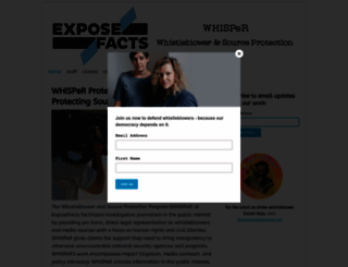 whisper.exposefacts.org screenshot