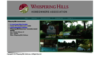 whisperinghillssubdivision.com screenshot