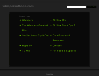 whispersofhope.com screenshot